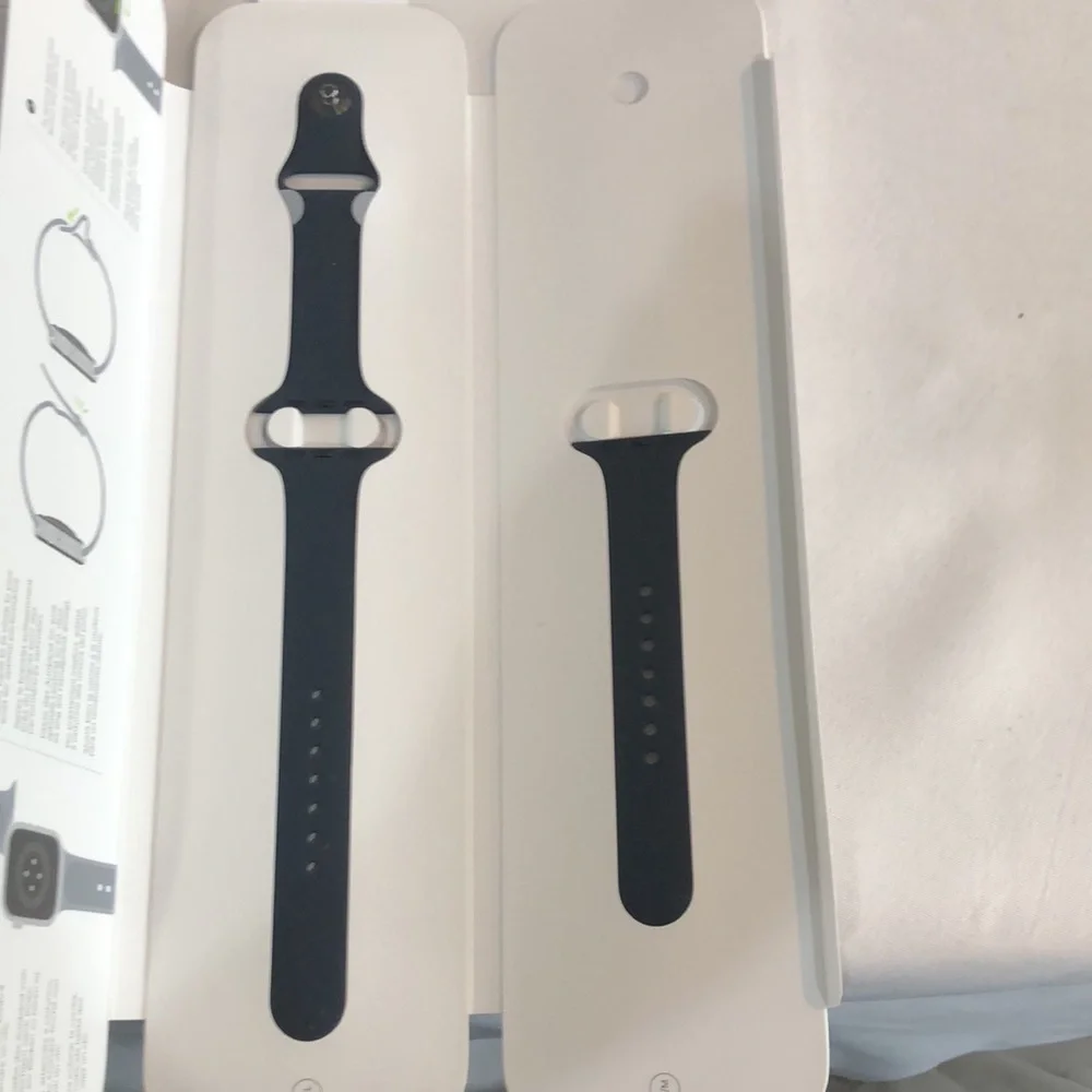 FitLink Silver and Smartwatch black Band, NEW with box replacement bands 2 for 1